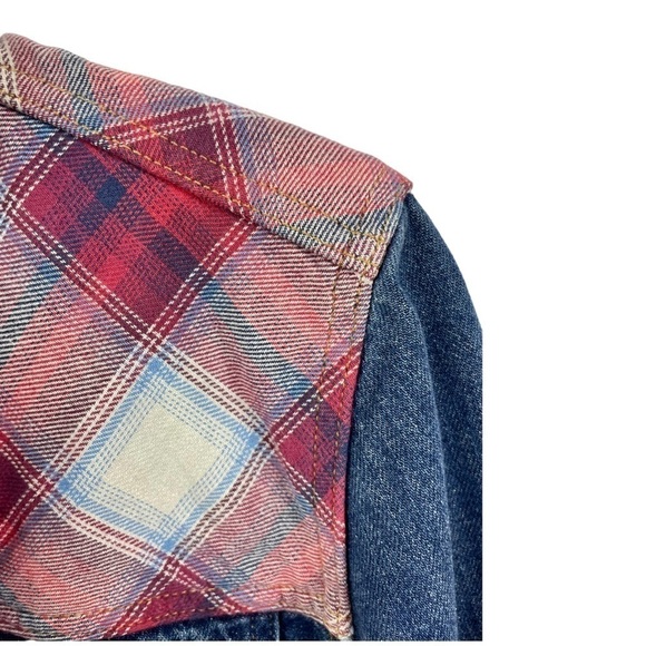 Gap x Pendleton Plaid Panel Denim Jacket Size - Picture 5 of 8